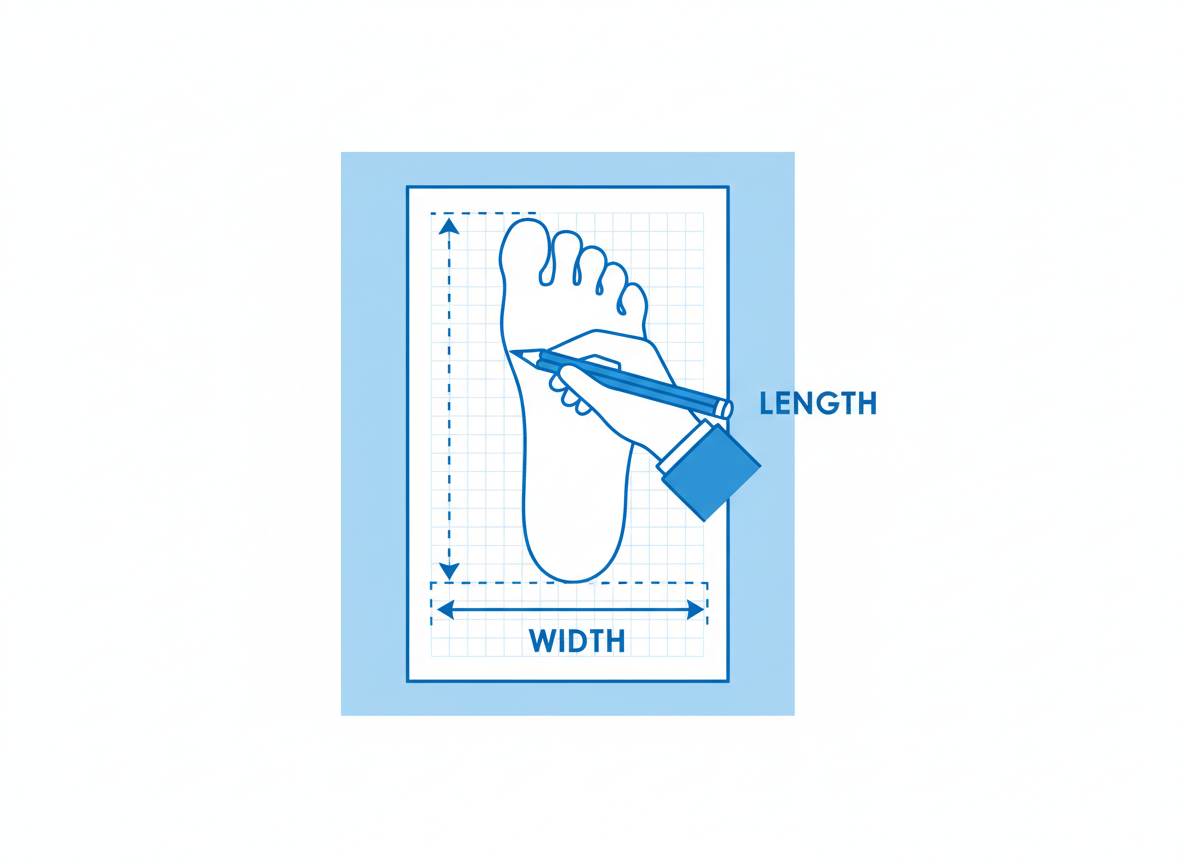 How to measure your foot for shoe sizing